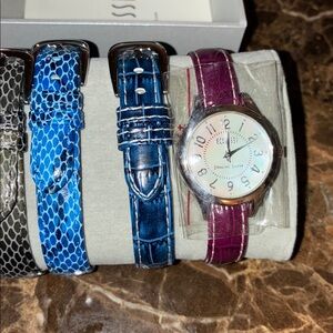 Ecclissi Watch with Interchangeable Straps